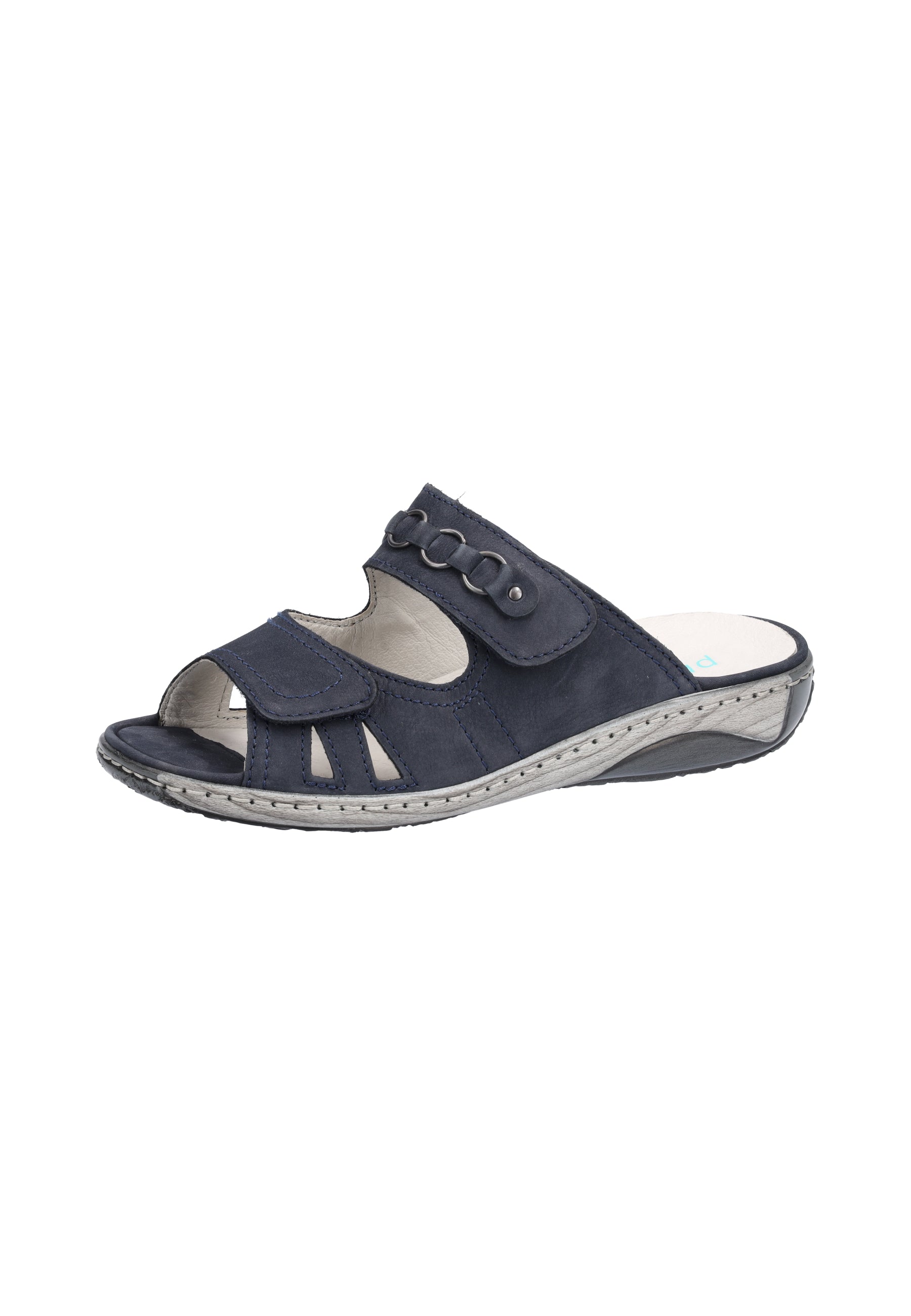 Damen Pantolette Garda Blau Weite G 210504-191-217 - Ansicht 2