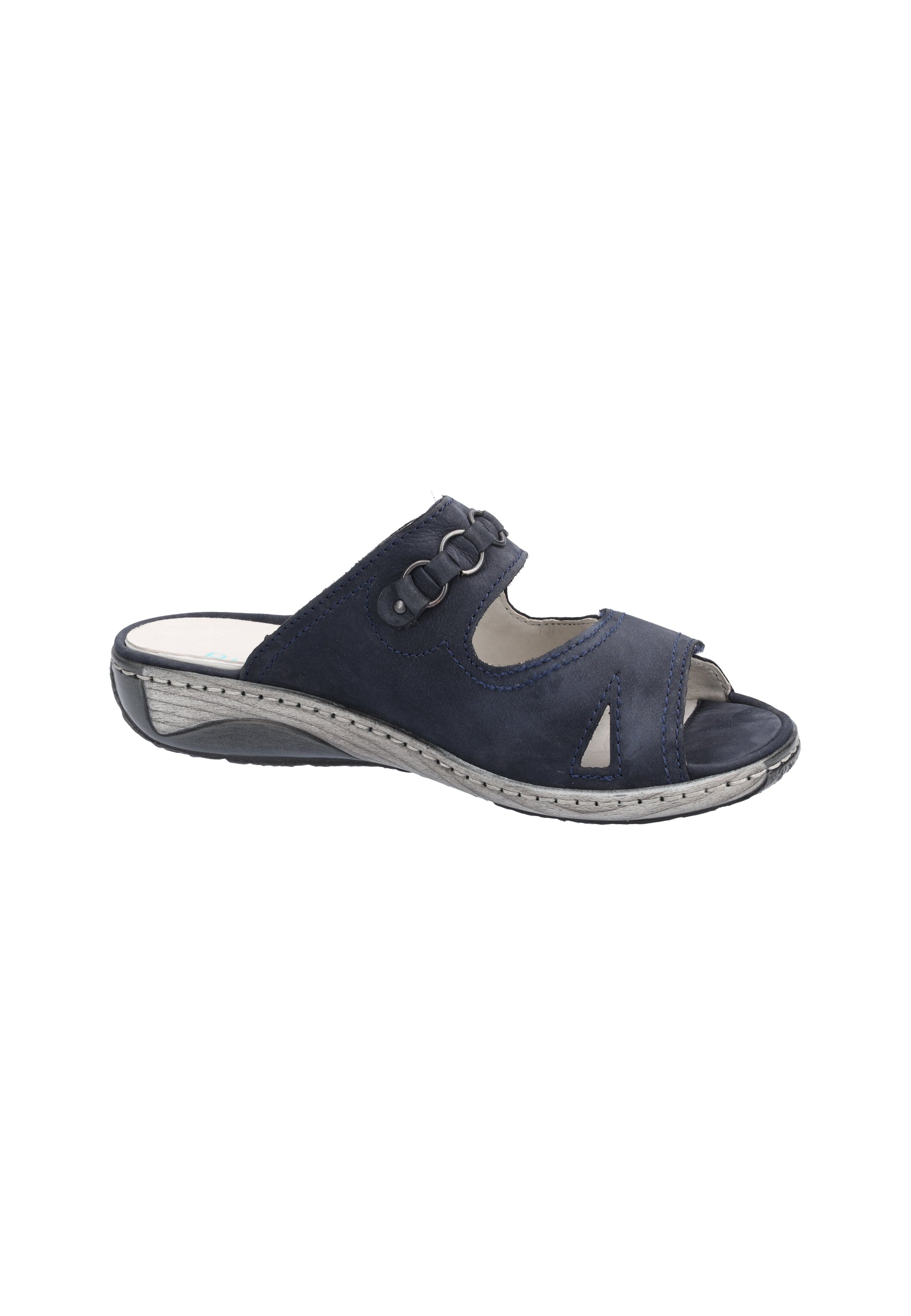 Damen Pantolette Garda Blau Weite G 210504-191-217 - Ansicht 4