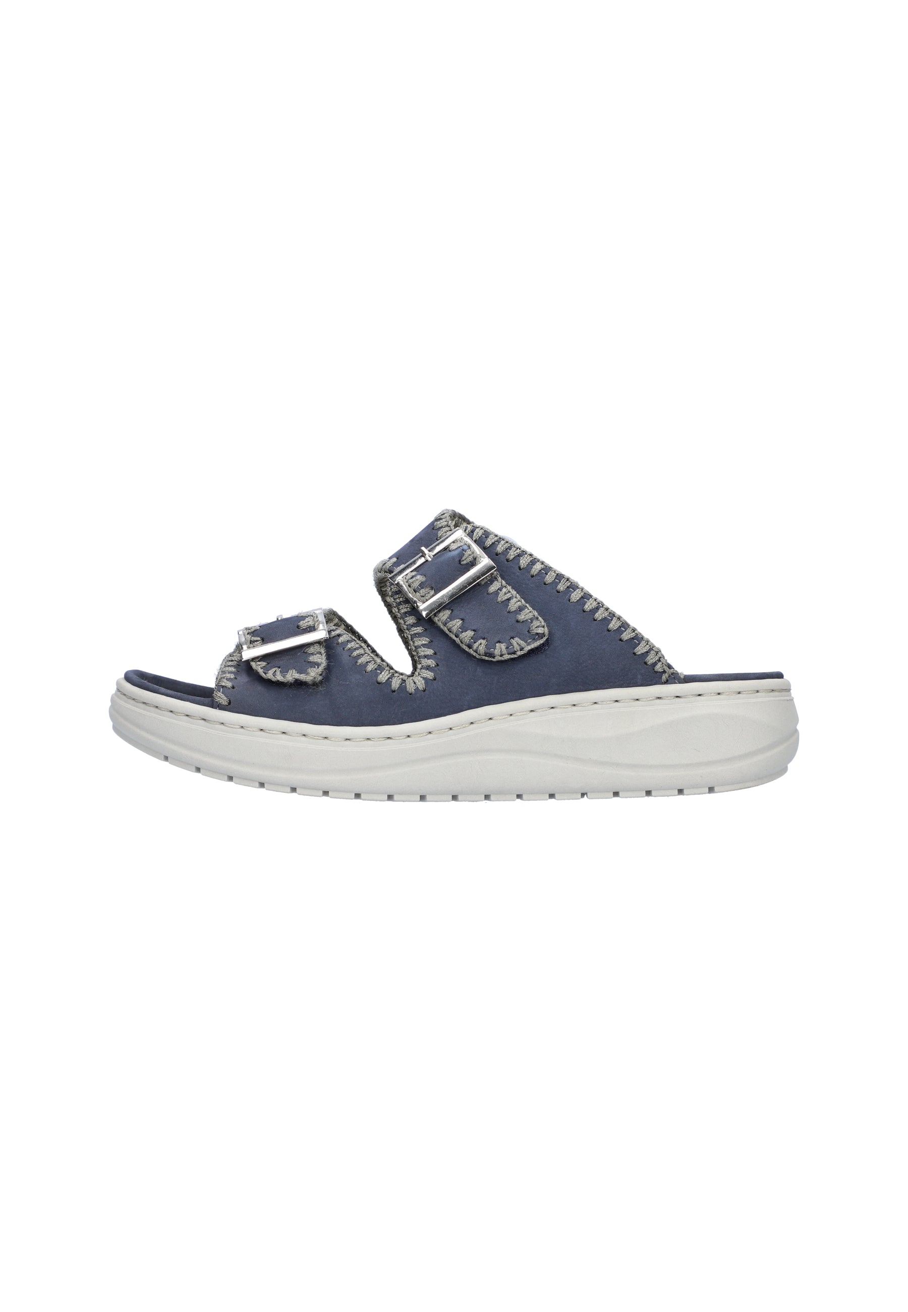 Damen Pantolette H-Cora Blau Weite H 924501-102-206