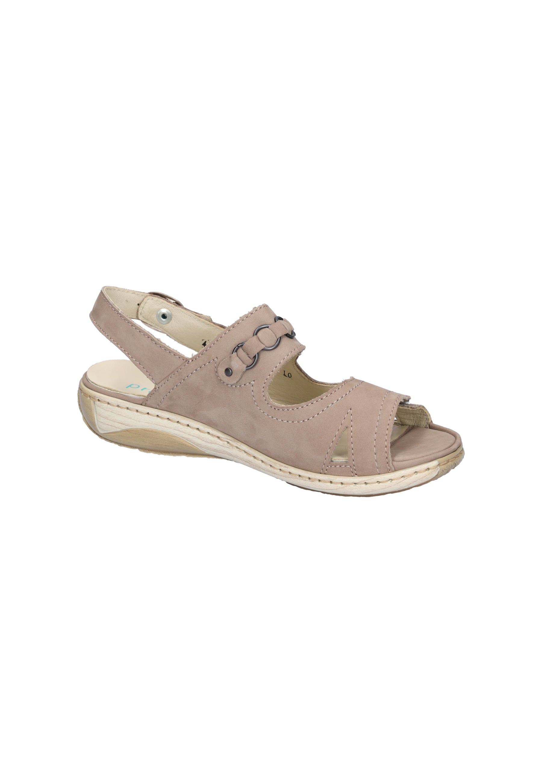 Damen Sandale Garda Beige Weite G 210004-191-060 - Ansicht 4