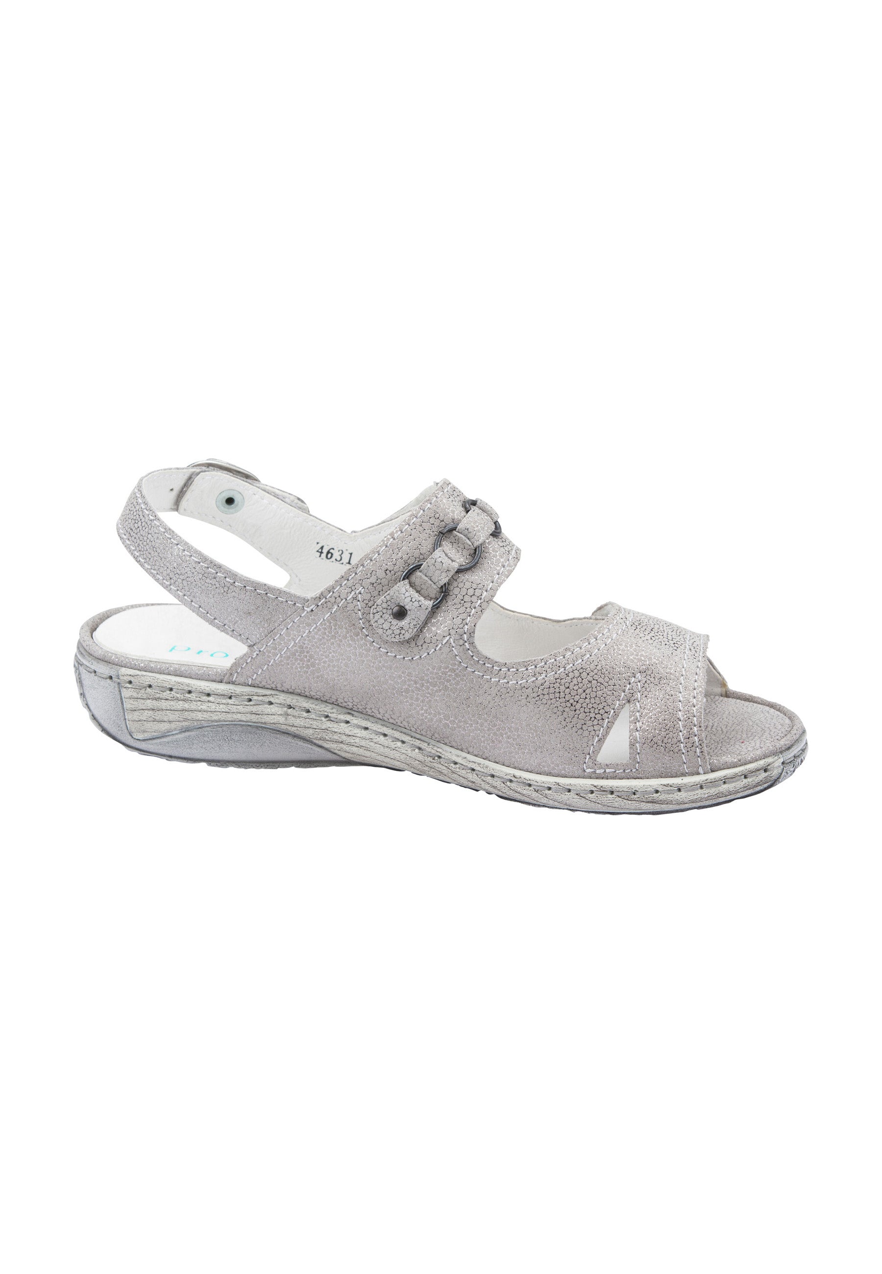 Damen Sandale Garda Grau Weite G 210004-100-070 - Ansicht 4