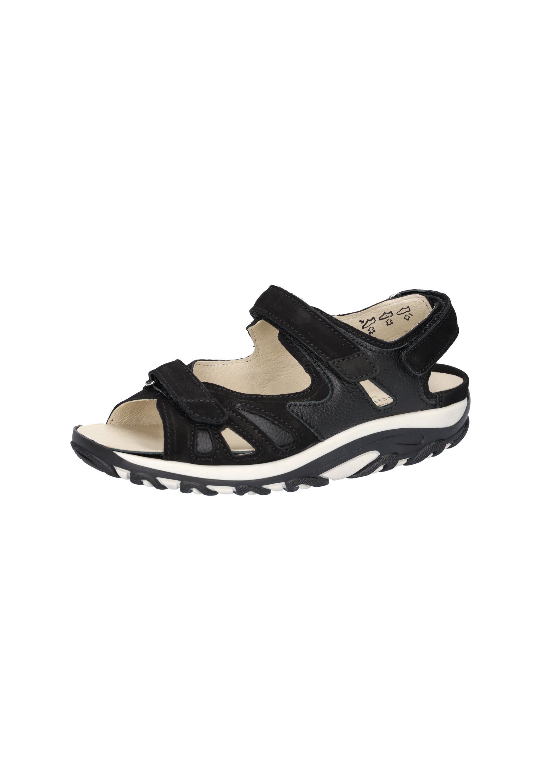 Damen Sandale Hanni Schwarz Weite H 448001-692-001 - Ansicht 2
