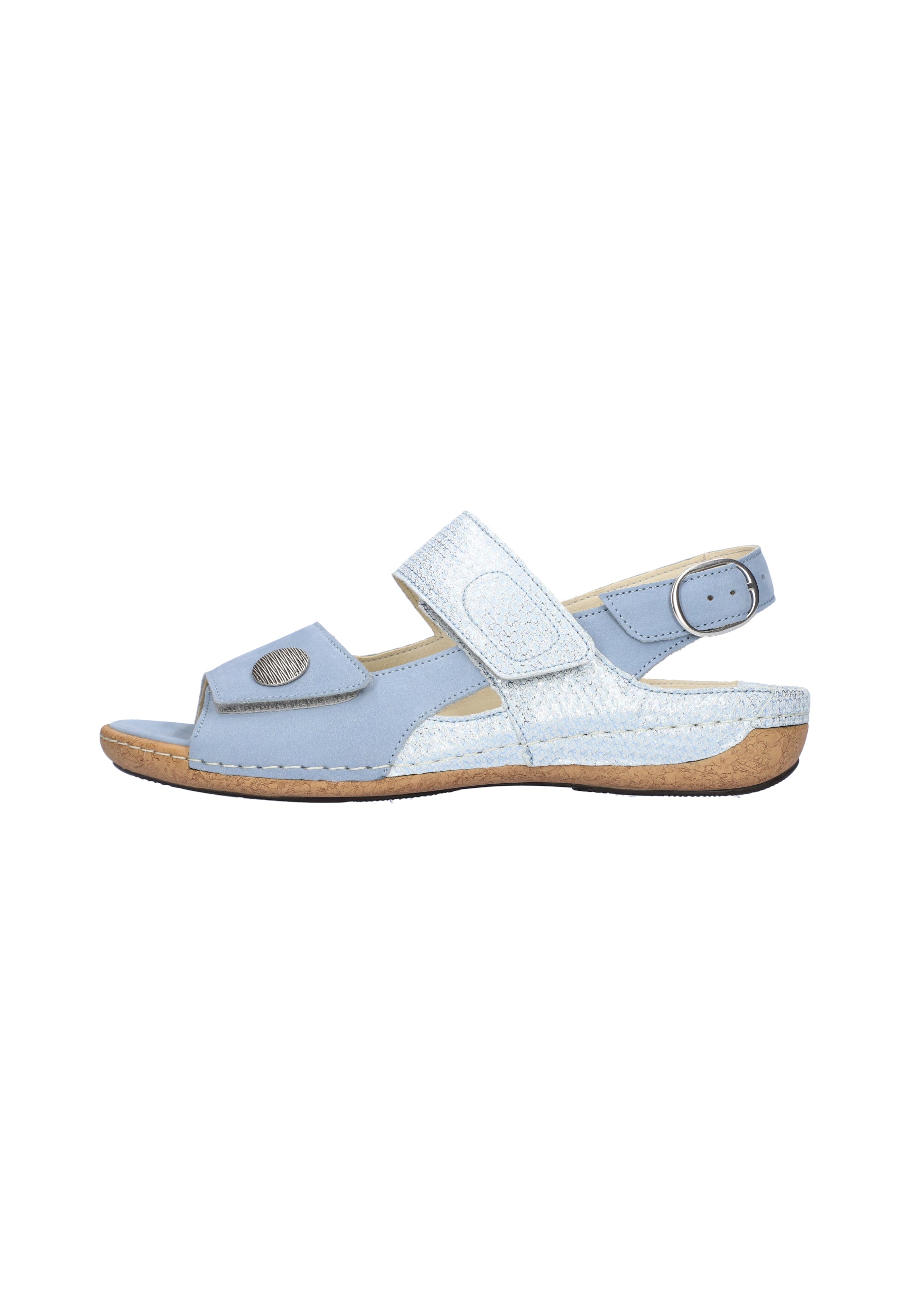 Damen Sandale Heliett Blau Weite H 342002-212-267