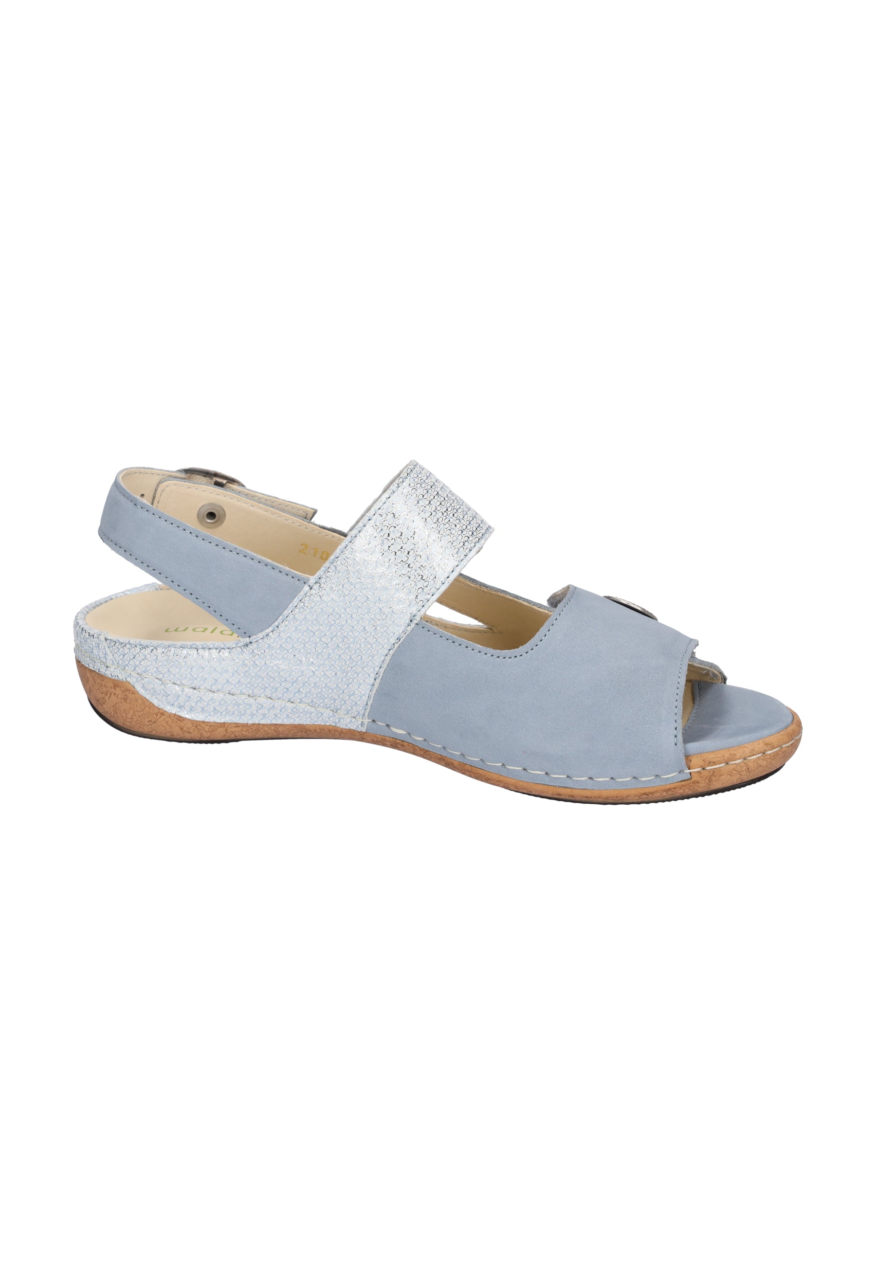 Damen Sandale Heliett Blau Weite H 342002-212-267 - Ansicht 4
