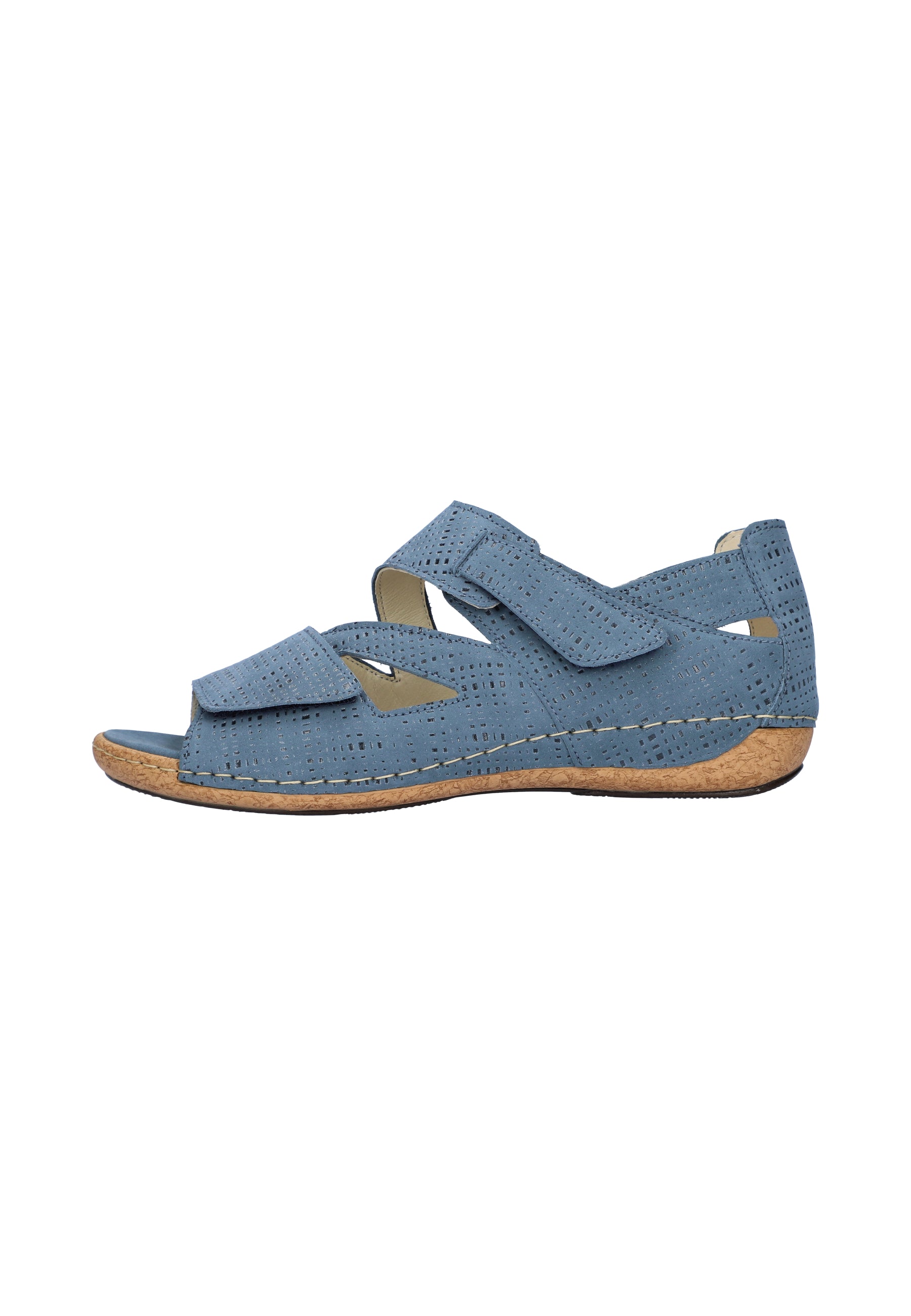 Damen Sandale Heliett Blau Weite H 342025-177-263