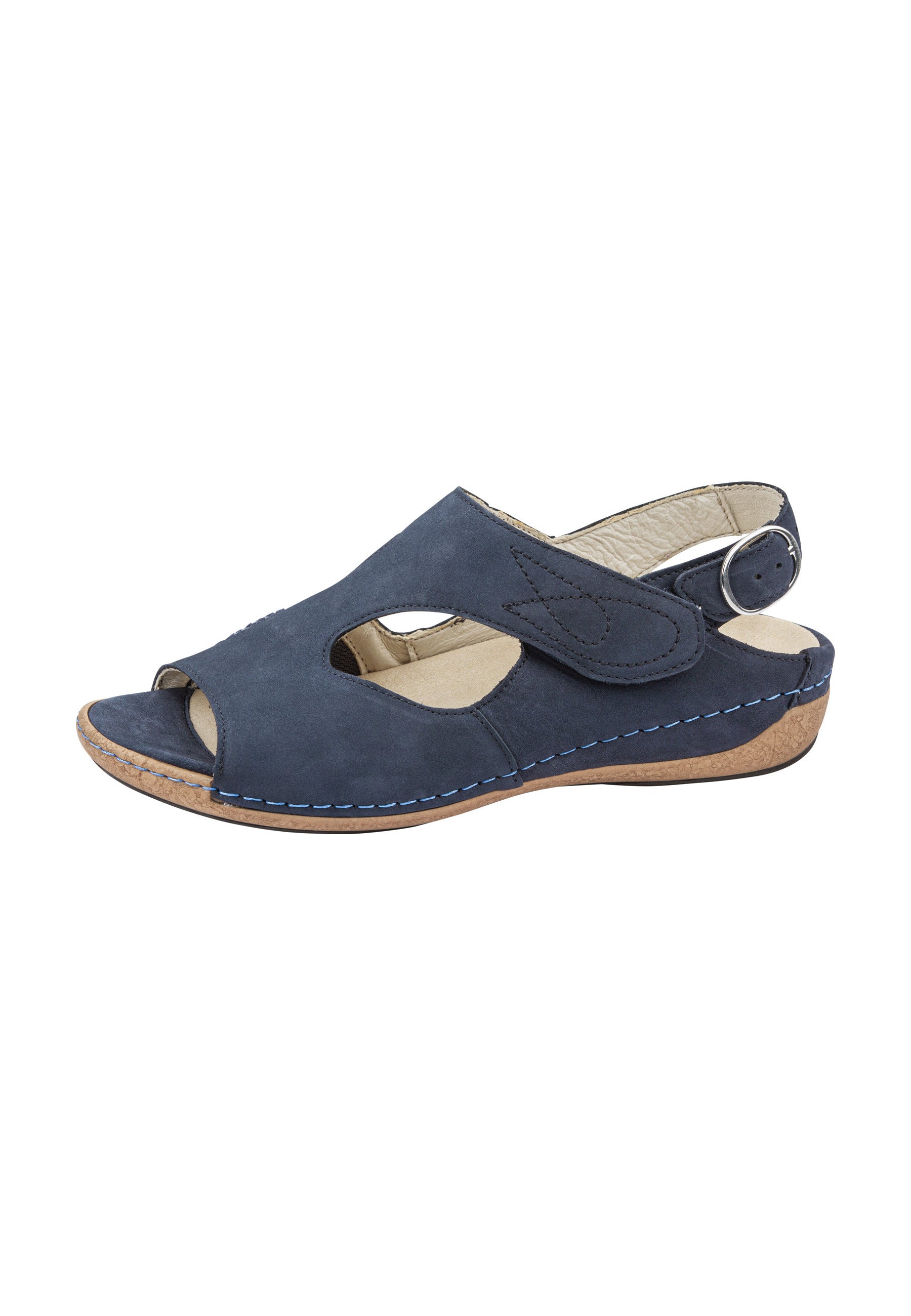 Damen Sandale Heliett Blau Weite H 342H01-203-217 - Ansicht 2
