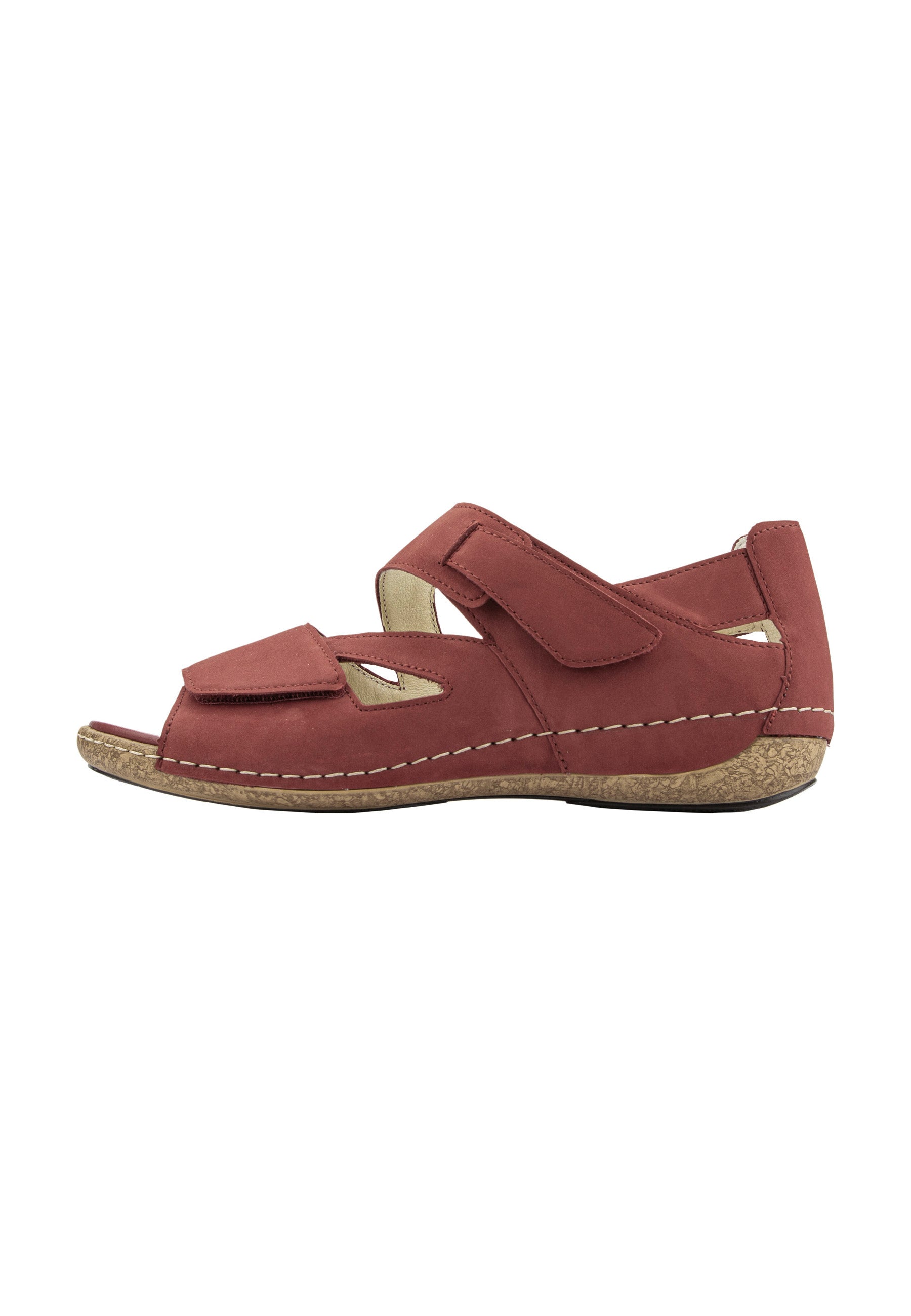 Damen Sandale Heliett Rot Weite H 342025-191-023