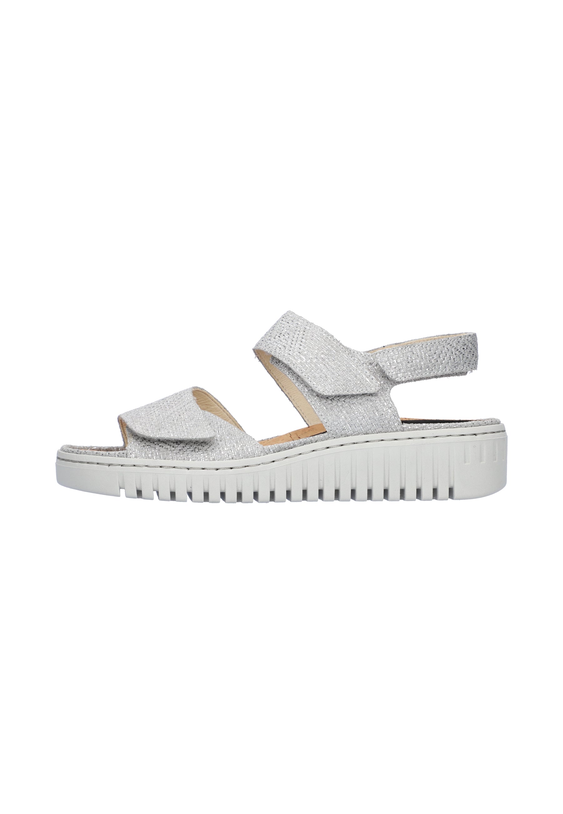 Damen Sandale K-Valerie Silber Weite K 630002-100-211