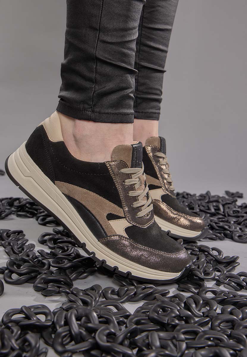 Damen Sneaker H-April Schwarz Weite H 957003-601-108 - Ansicht 2