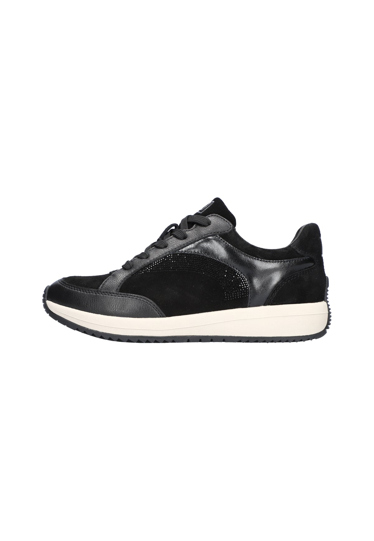 Damen Sneaker H-Belly Schwarz Weite H 517001-100-001
