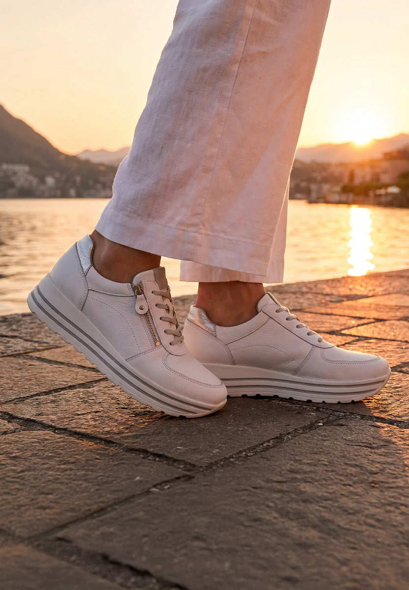 Damen Sneaker H-Lana Weiß Weite H 758009-200-150 - Ansicht 2