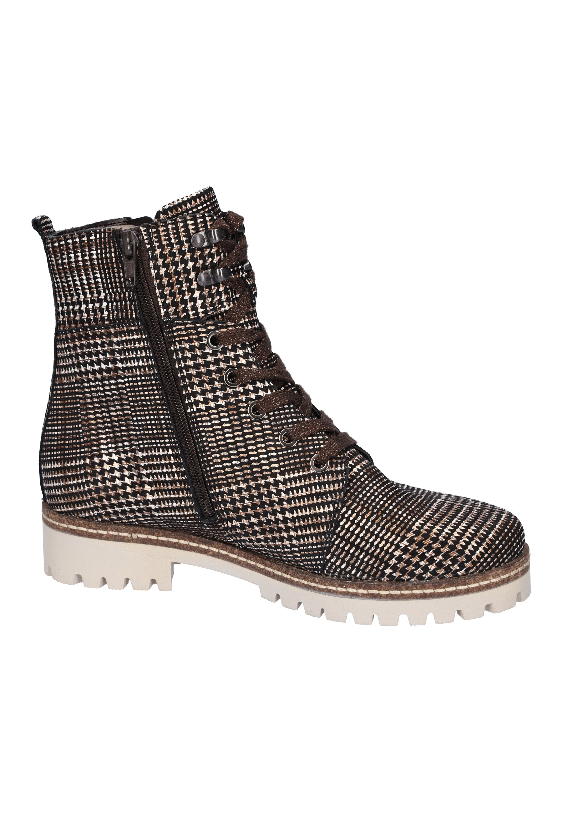 Damen Stiefeletten Hanako Braun Weite H 338813-135-084 - Ansicht 4