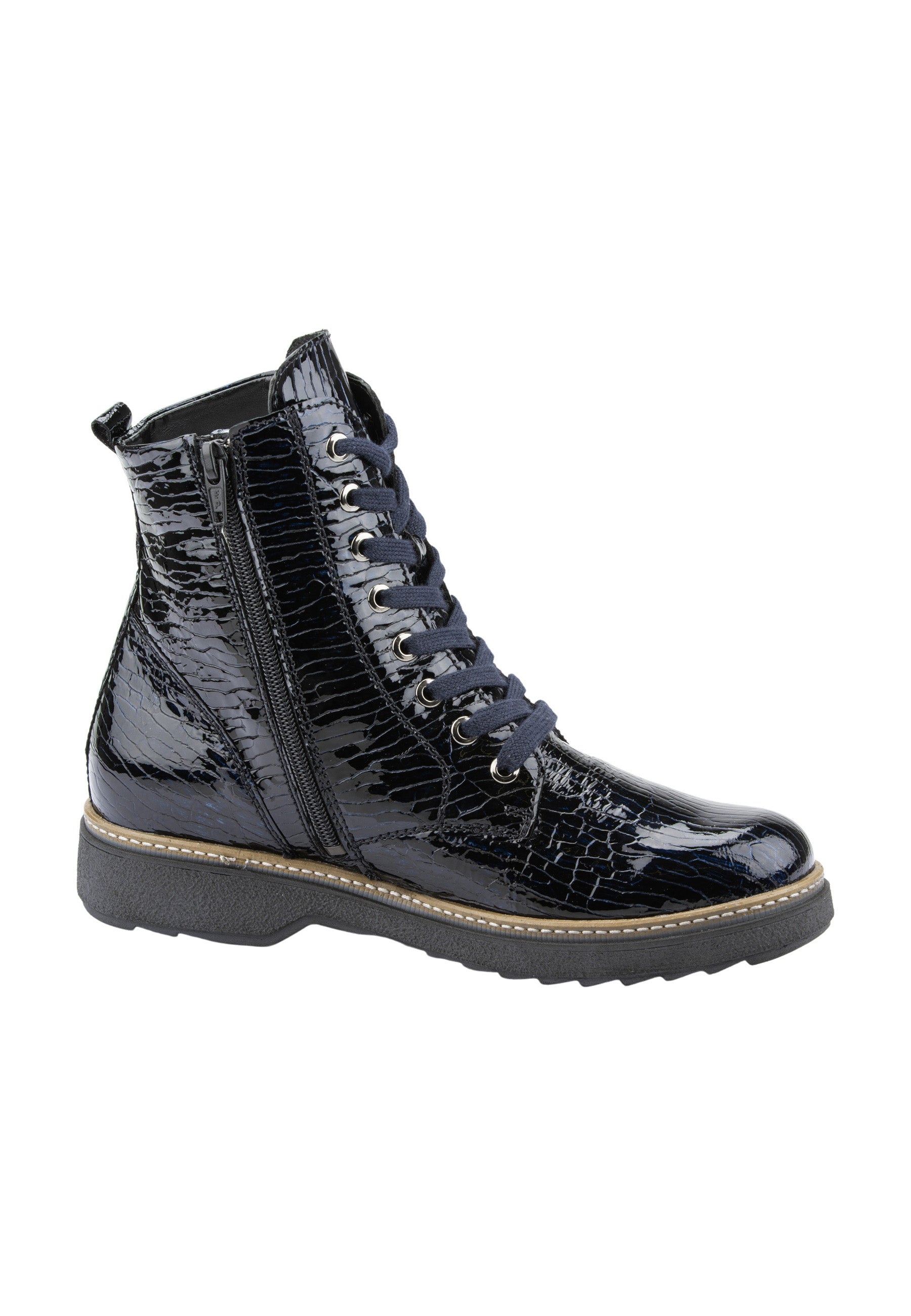 Damen Stiefeletten Kitomi Blau Weite K 683801-141-194 - Ansicht 4