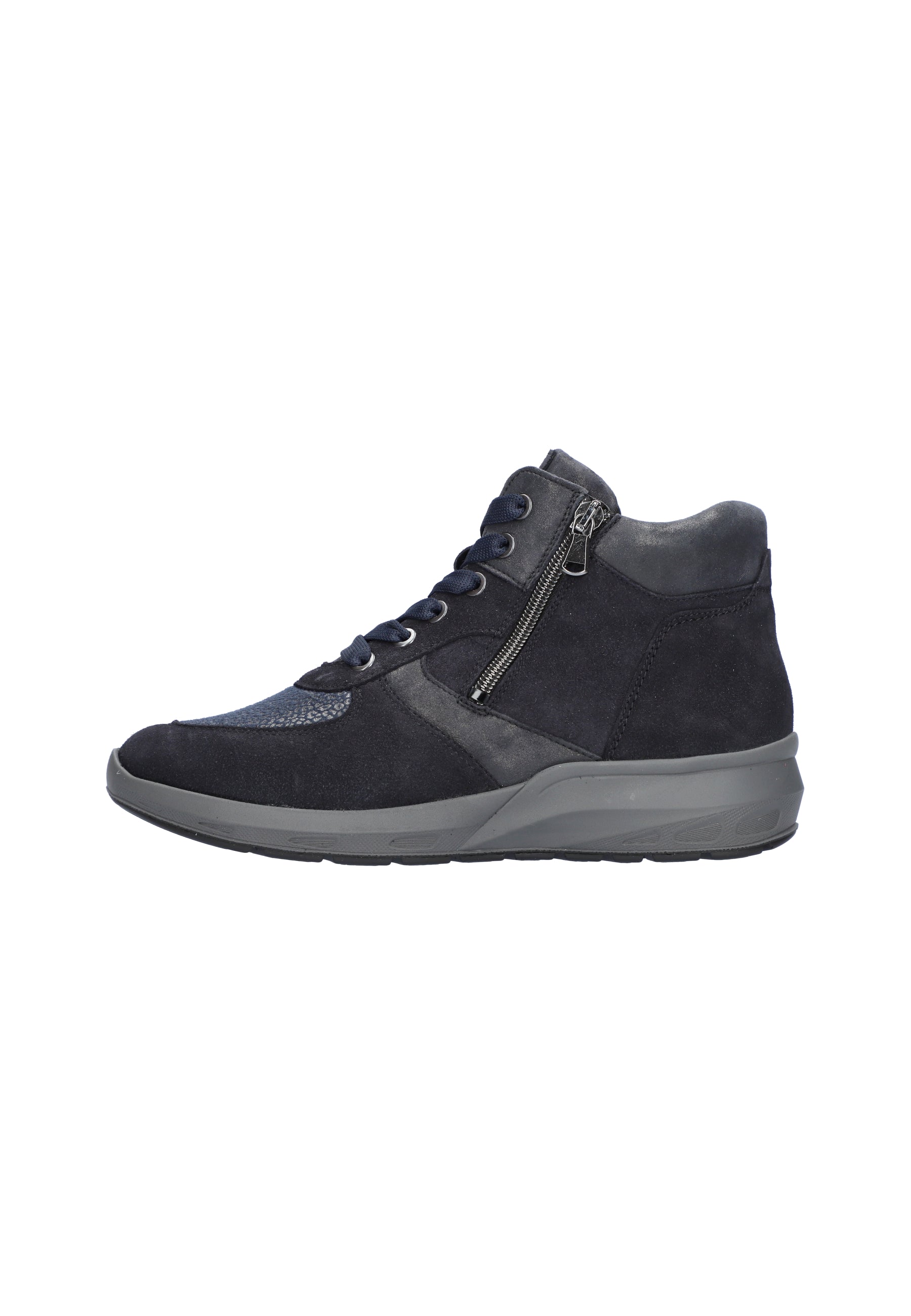 Damen Stiefeletten M-Tonia Blau Weite M 831M80-602-519