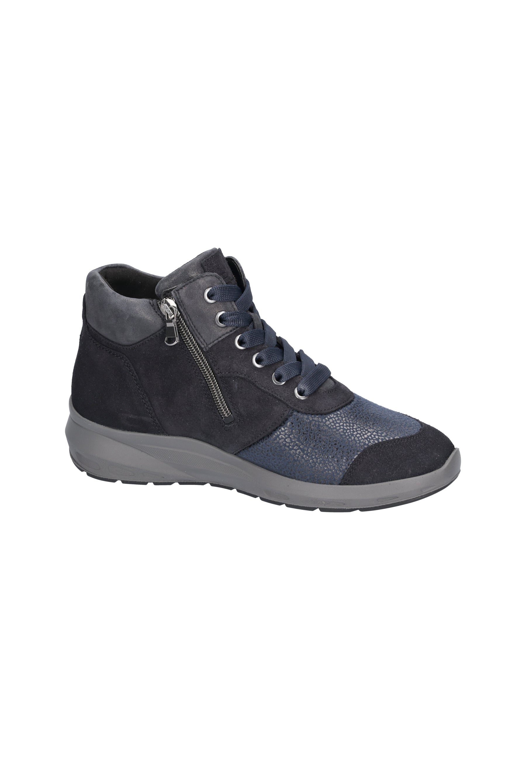 Damen Stiefeletten M-Tonia Blau Weite M 831M80-602-519 - Ansicht 4