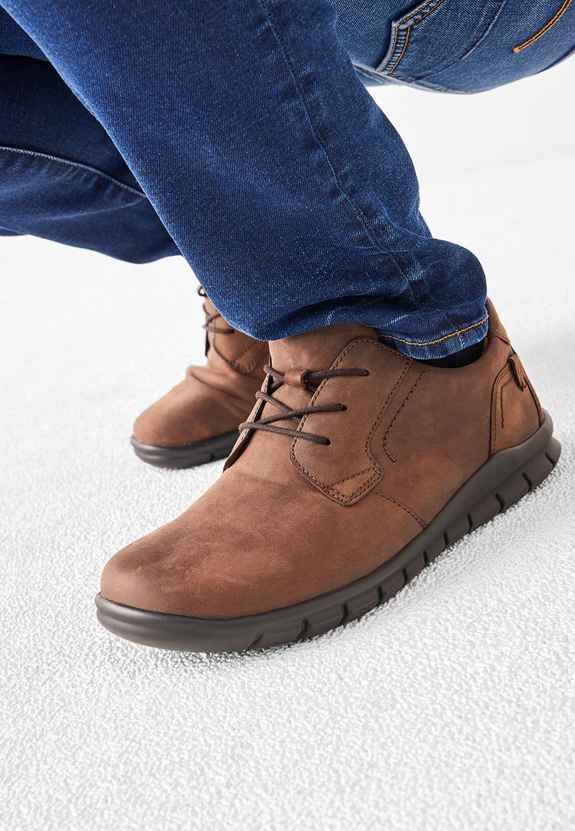 Herren Halbschuh Hector Braun Weite H 366002-158-216 - Ansicht 2