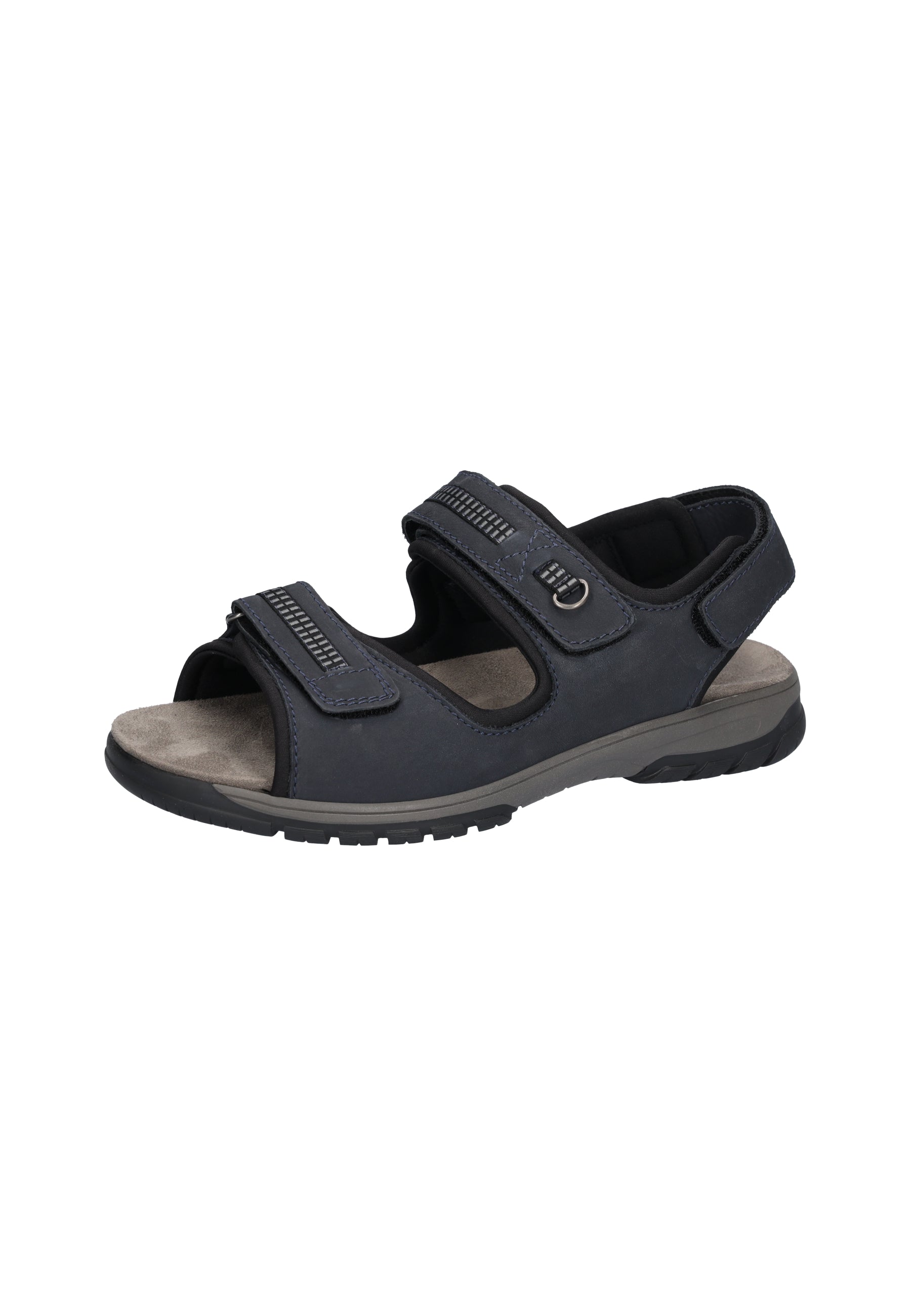 Herren Sandale Harald Blau Weite H 372002-100-217 - Ansicht 2