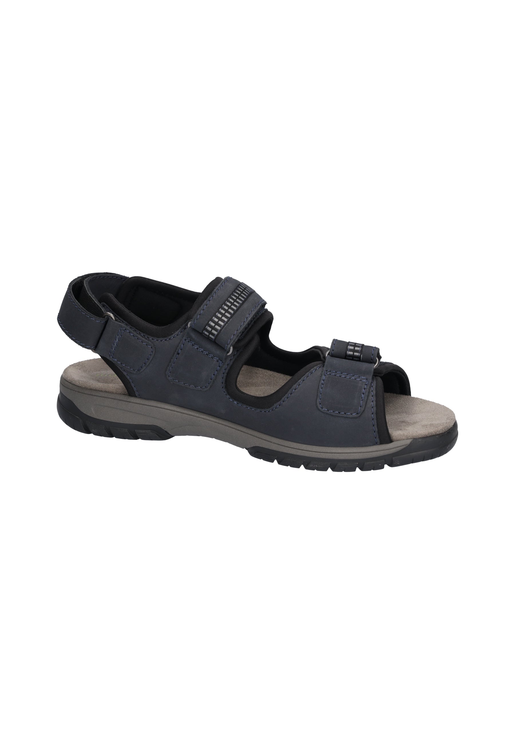 Herren Sandale Harald Blau Weite H 372002-100-217 - Ansicht 4
