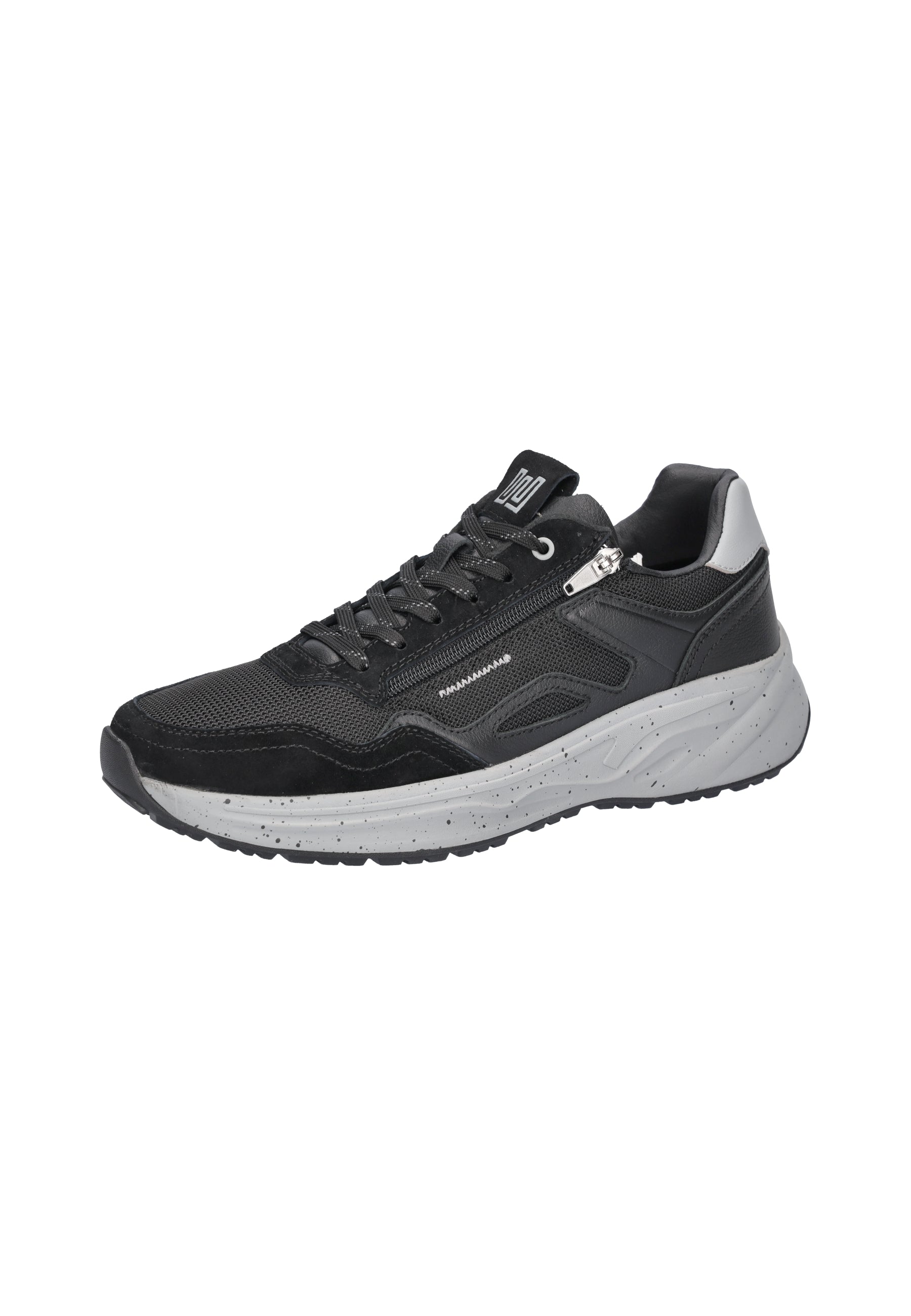 Herren Sneaker H-Pablo Schwarz Weite H 985001-103-001 - Ansicht 3
